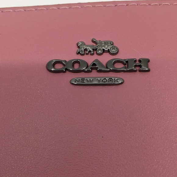 Coach Skinny Wallet in Smooth Glovetanned Leather Dusty Rose Style 58586 - Picture 4 of 16